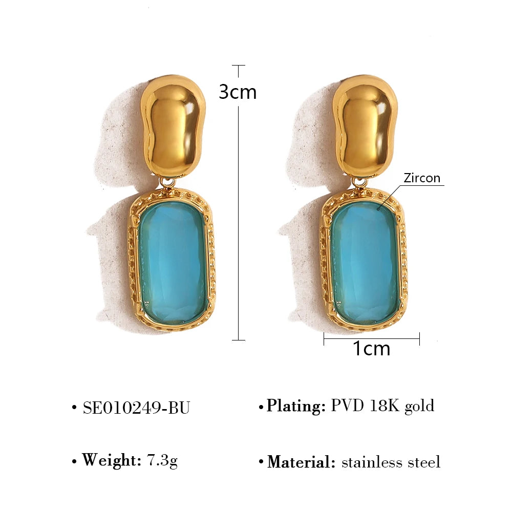 Radiant Luxe CZ Drop Earrings
