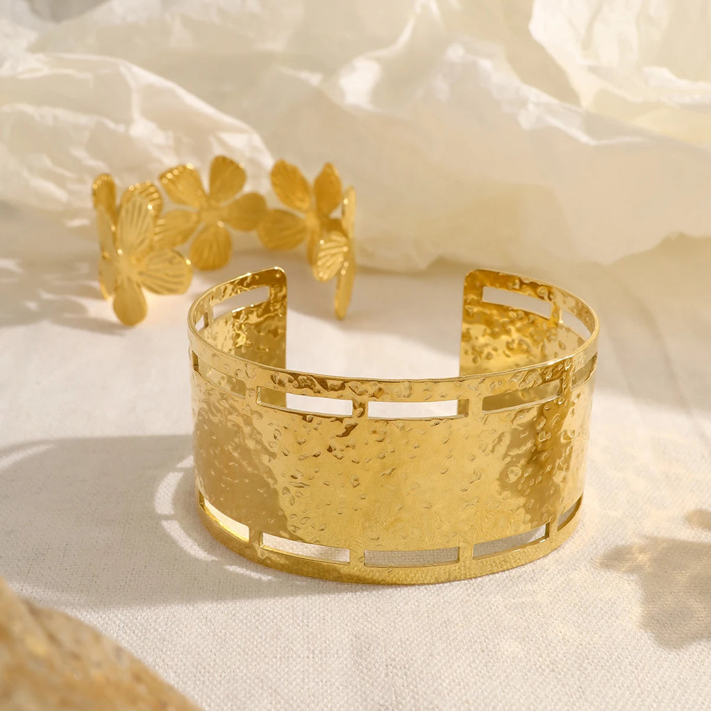 Golden Muse Statement Bangle