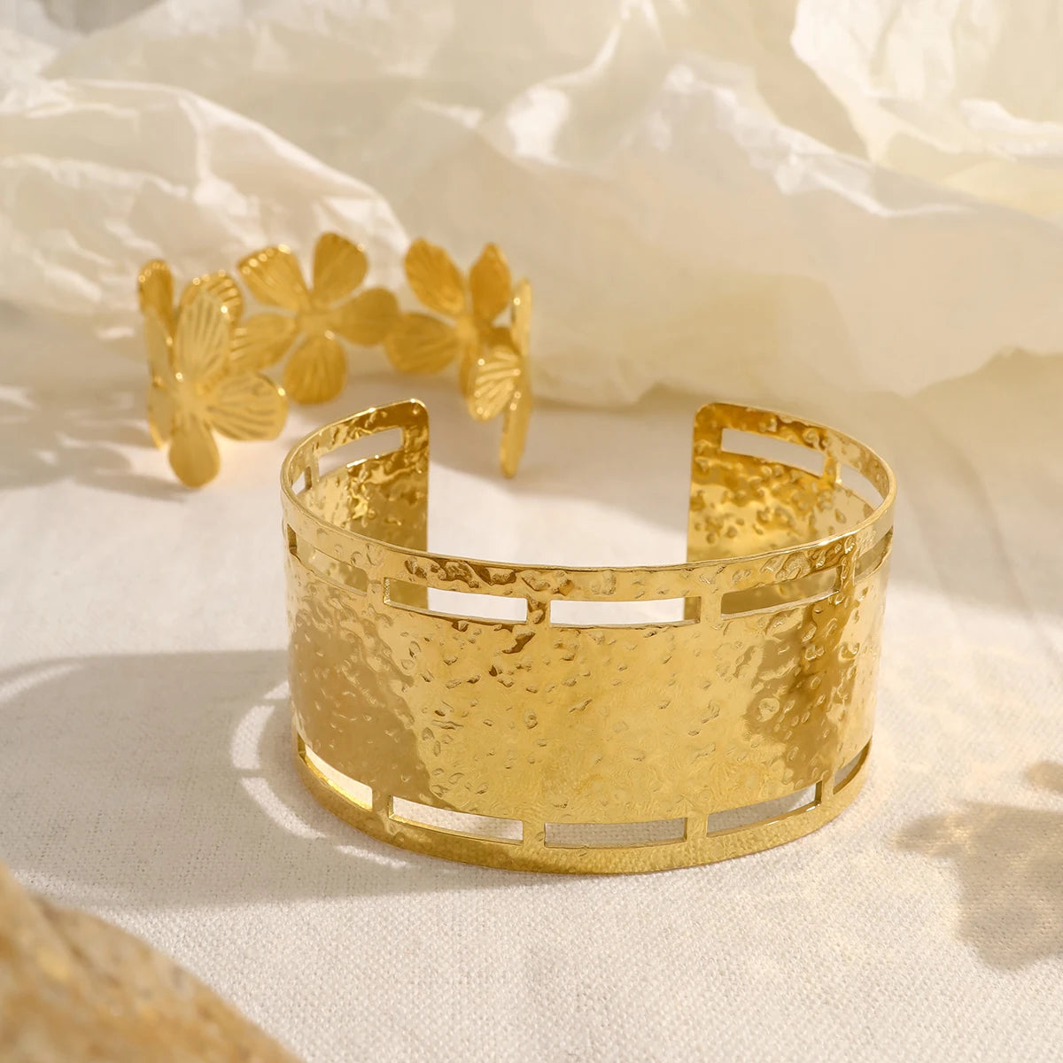 Golden Muse Statement Bangle