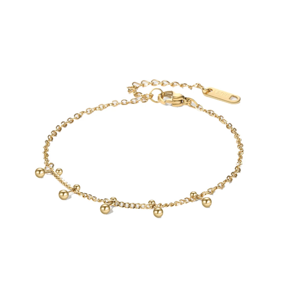 Golden CharmLink Bracelet