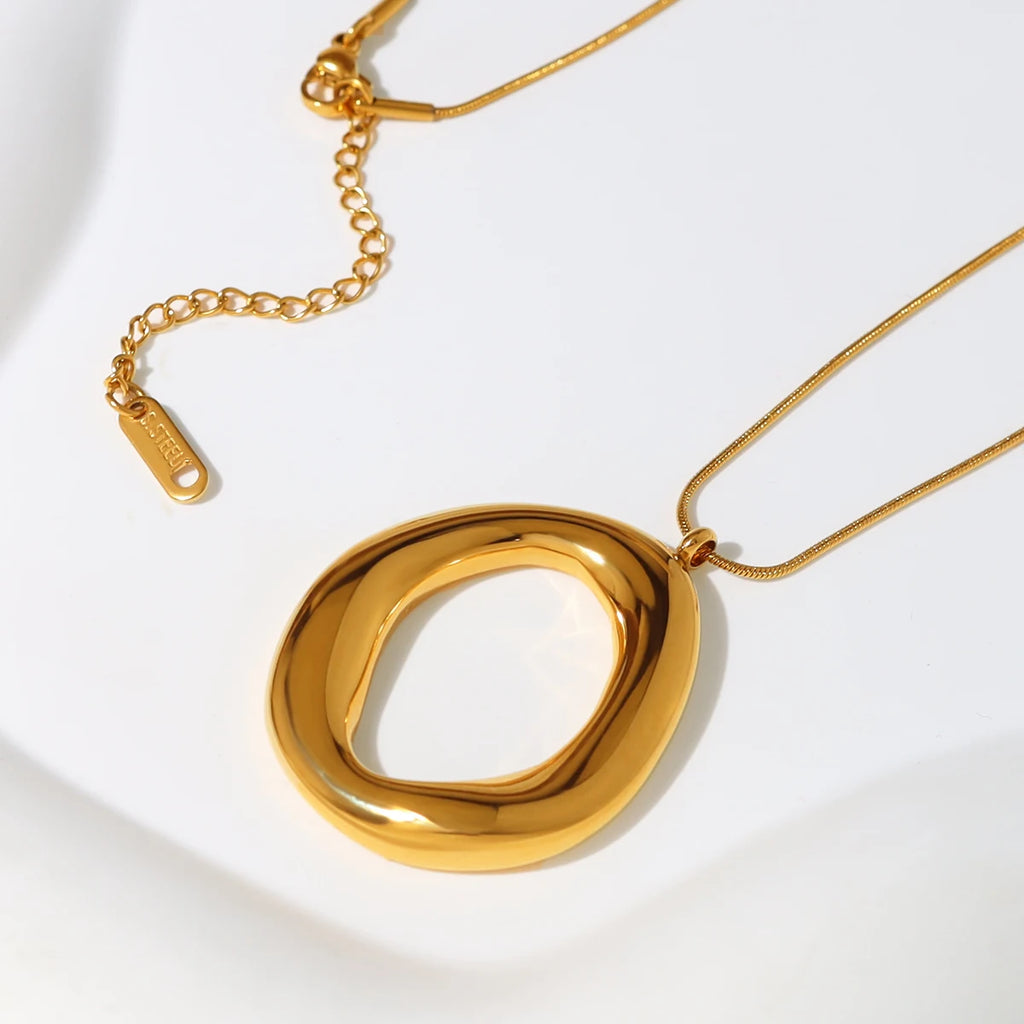Golden Ripple Pendant
