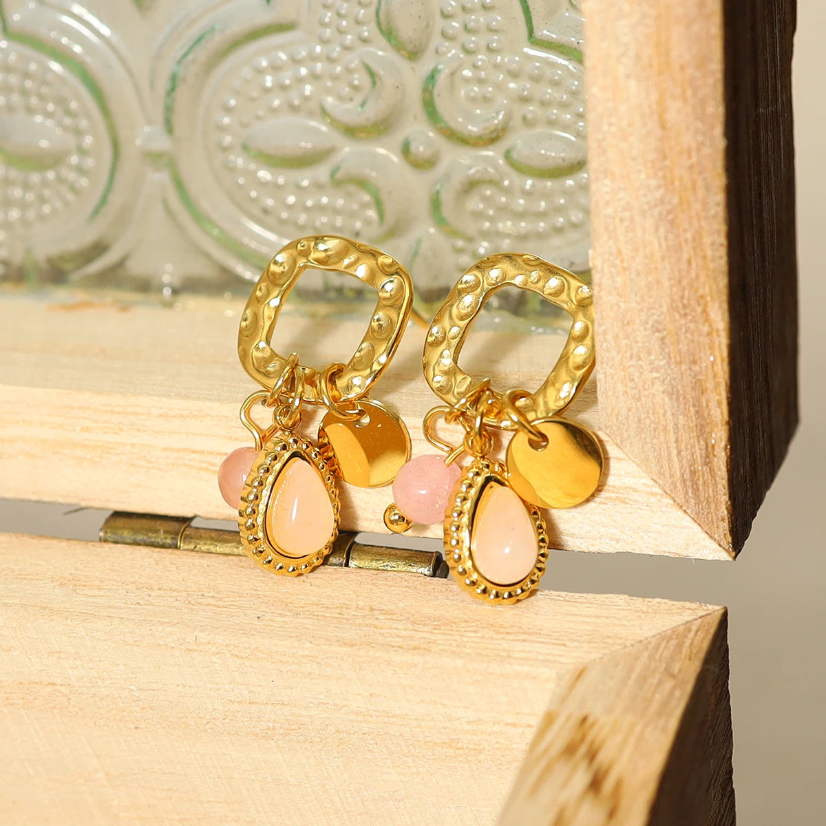 Blush Aura Earrings