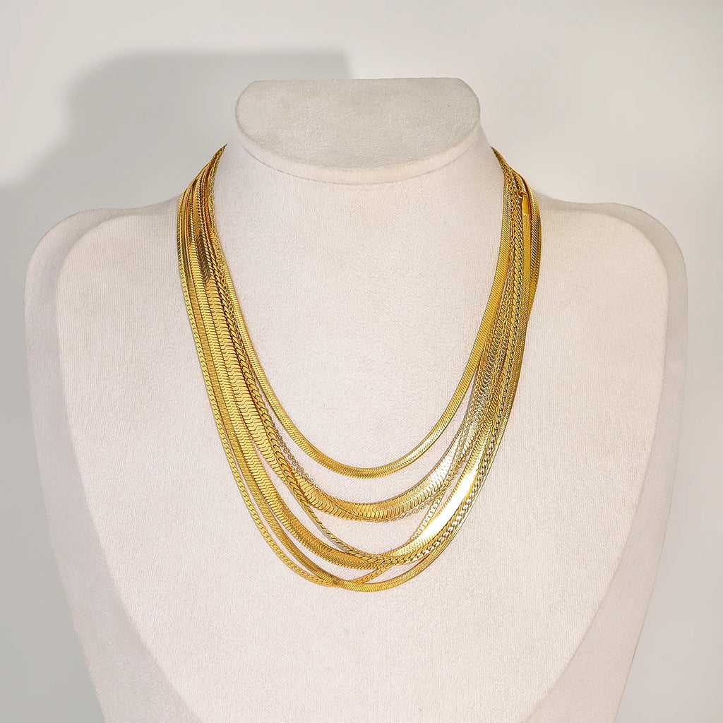 Golden Serpent Necklace