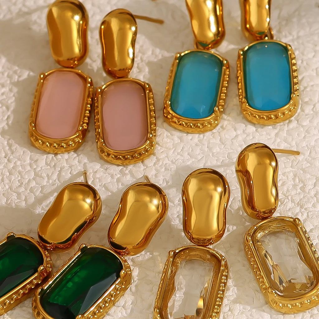 Radiant Luxe CZ Drop Earrings