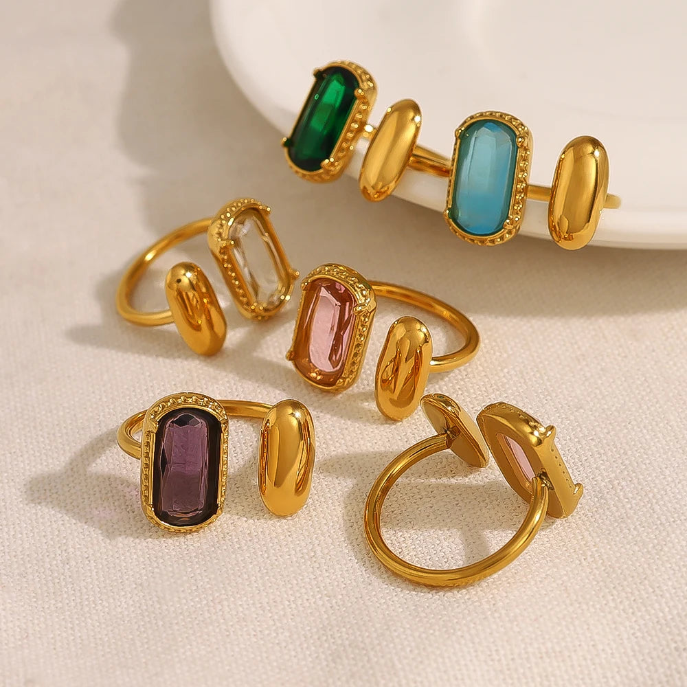 Aurora Gemstone Ring