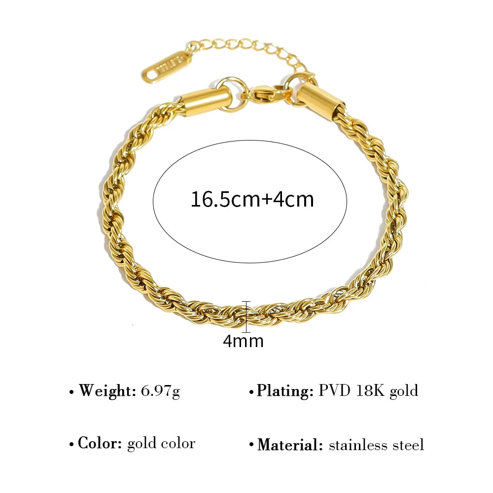 Golden Twist Luxe Bracelet