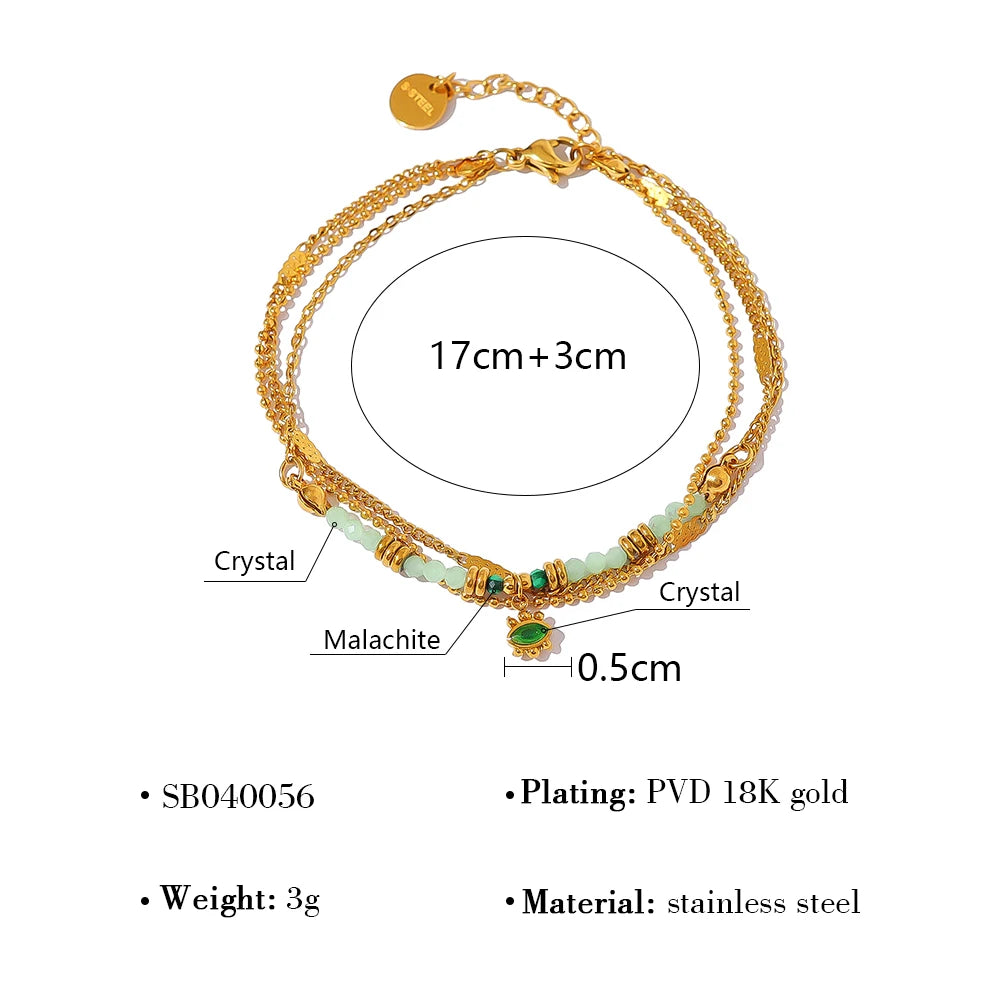 Golden Muse Charm Bracelets