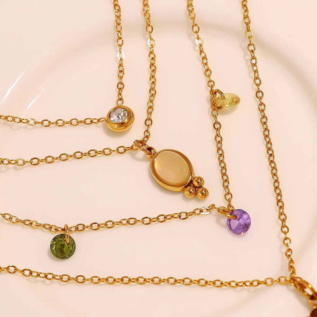 Celestial Spark Pendant Necklace