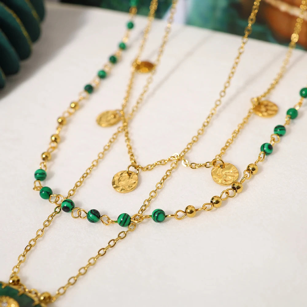 Emerald Drift Necklace