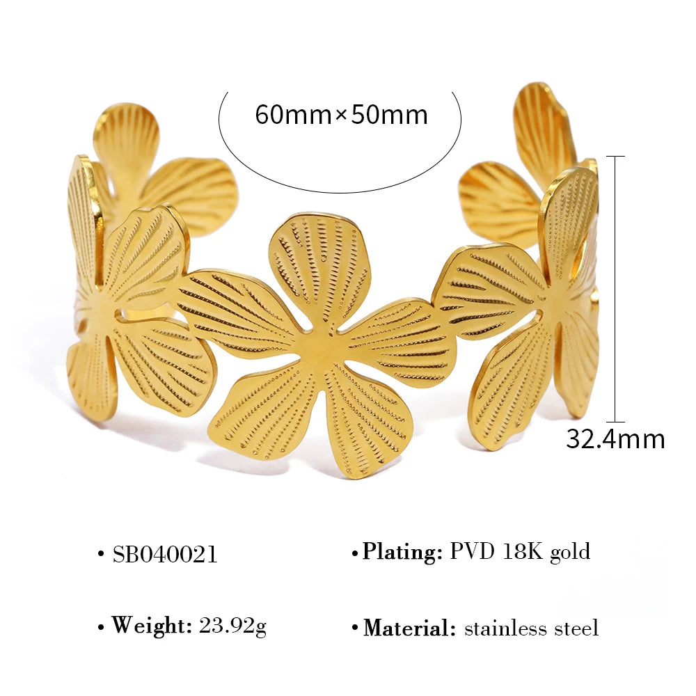 Golden Muse Statement Bangle