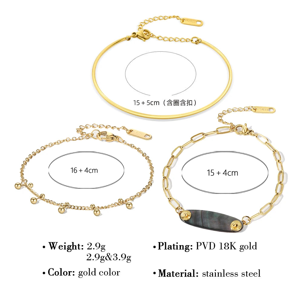 Golden CharmLink Bracelet