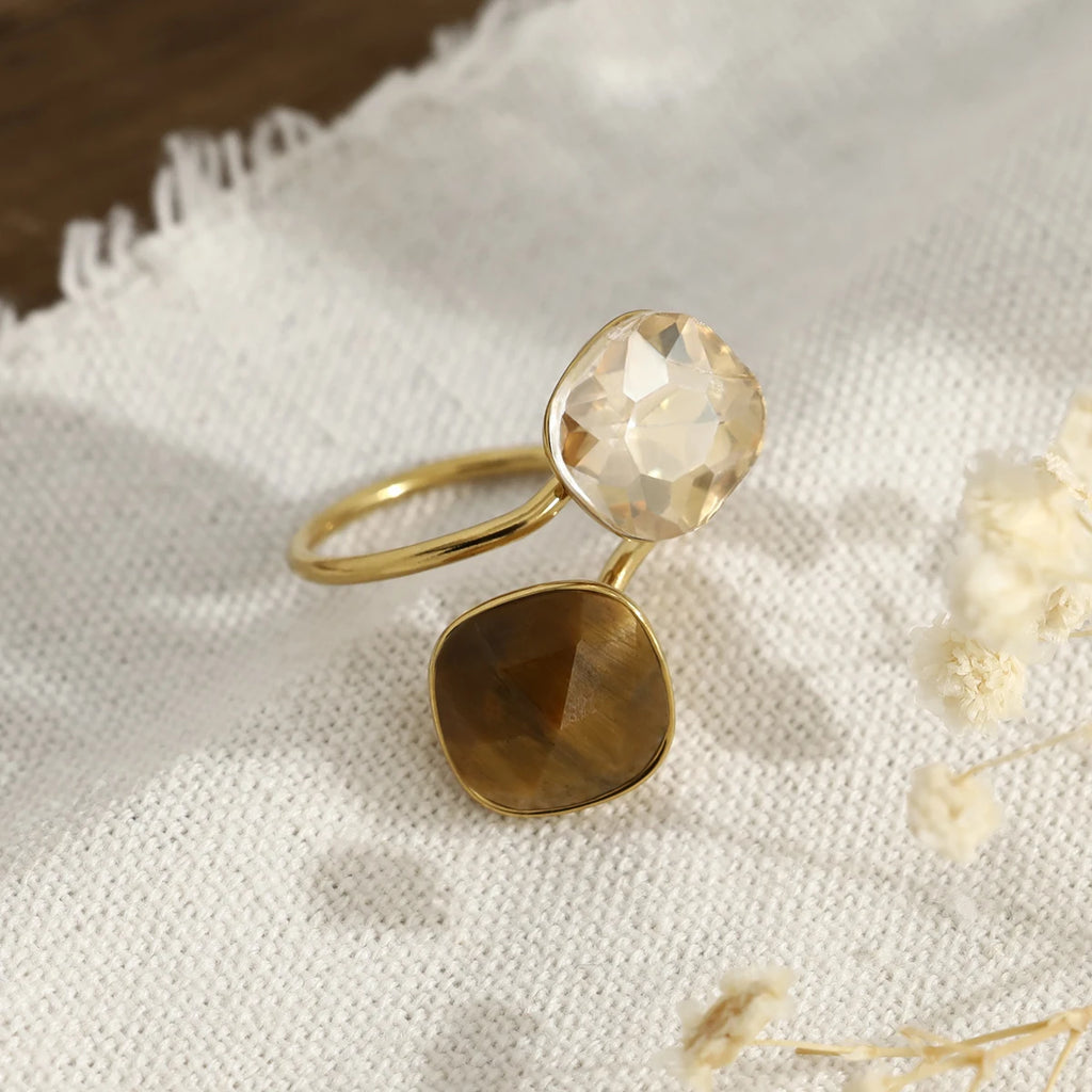 Radiant Crystal Luxe Ring