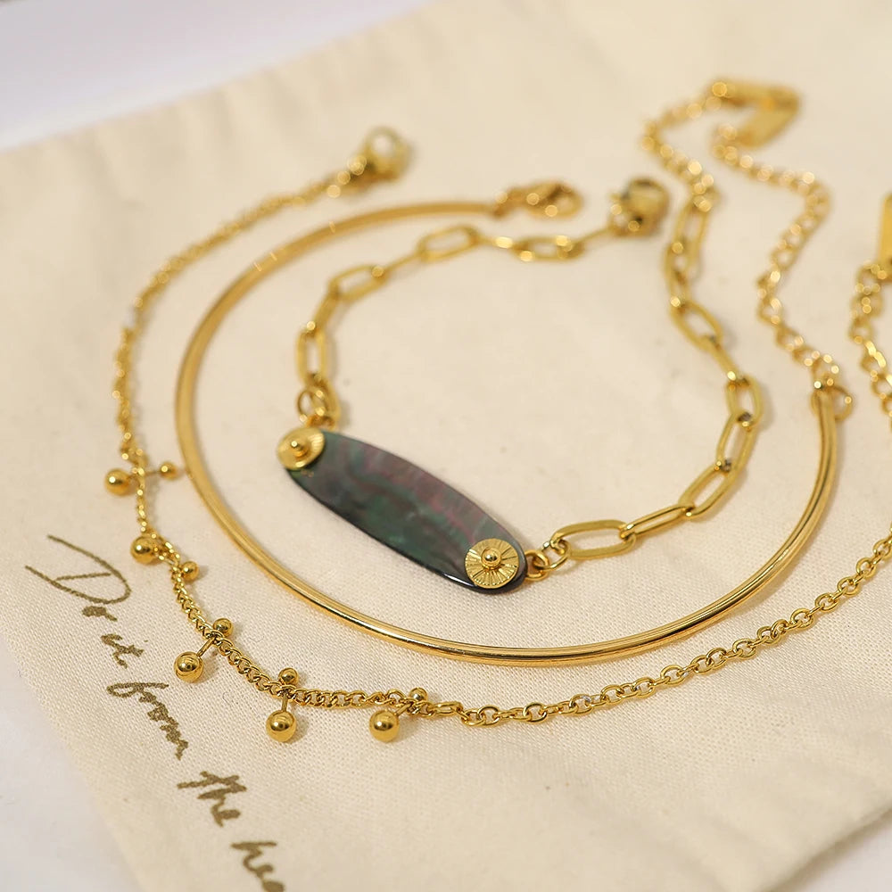 Golden CharmLink Bracelet