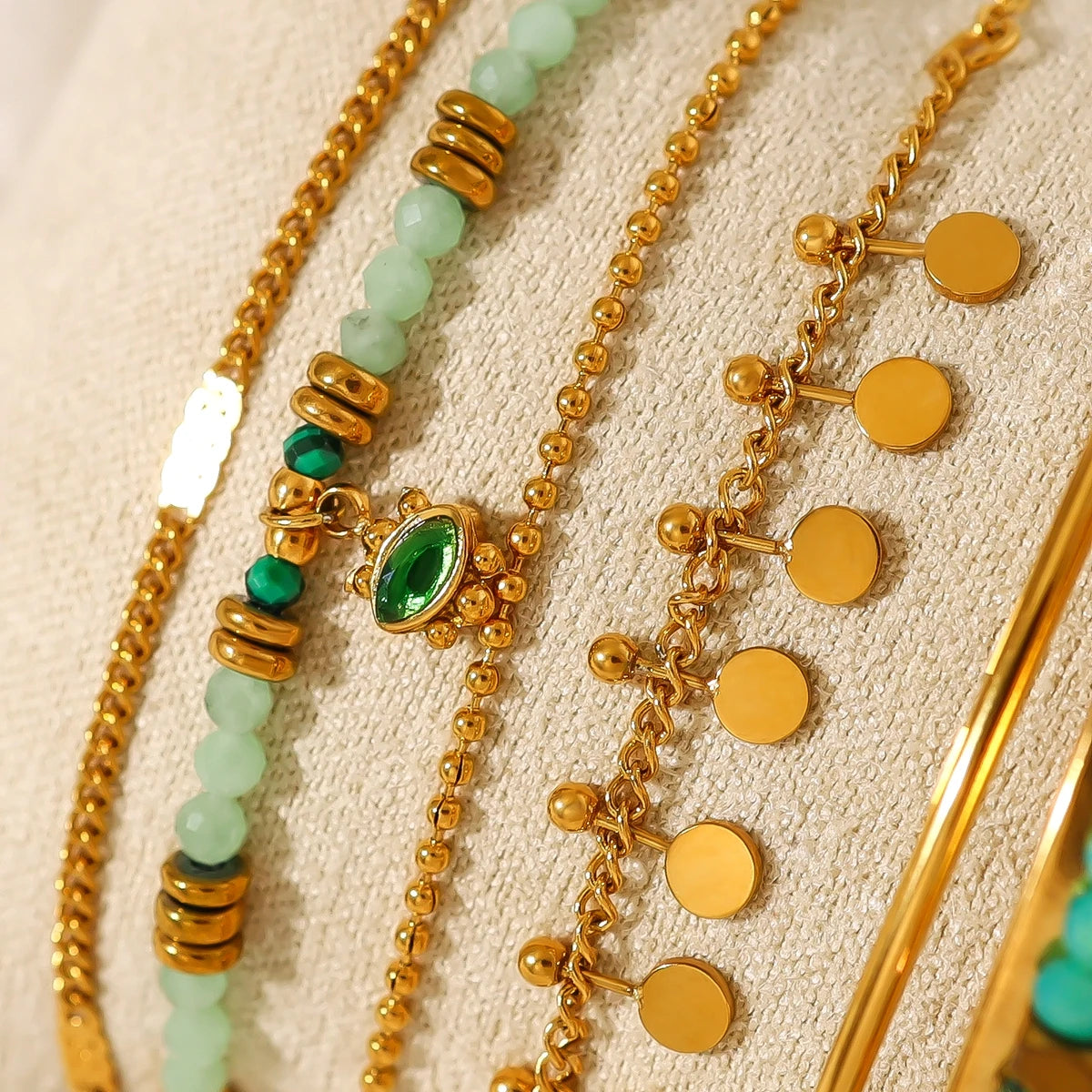 Golden Muse Charm Bracelets