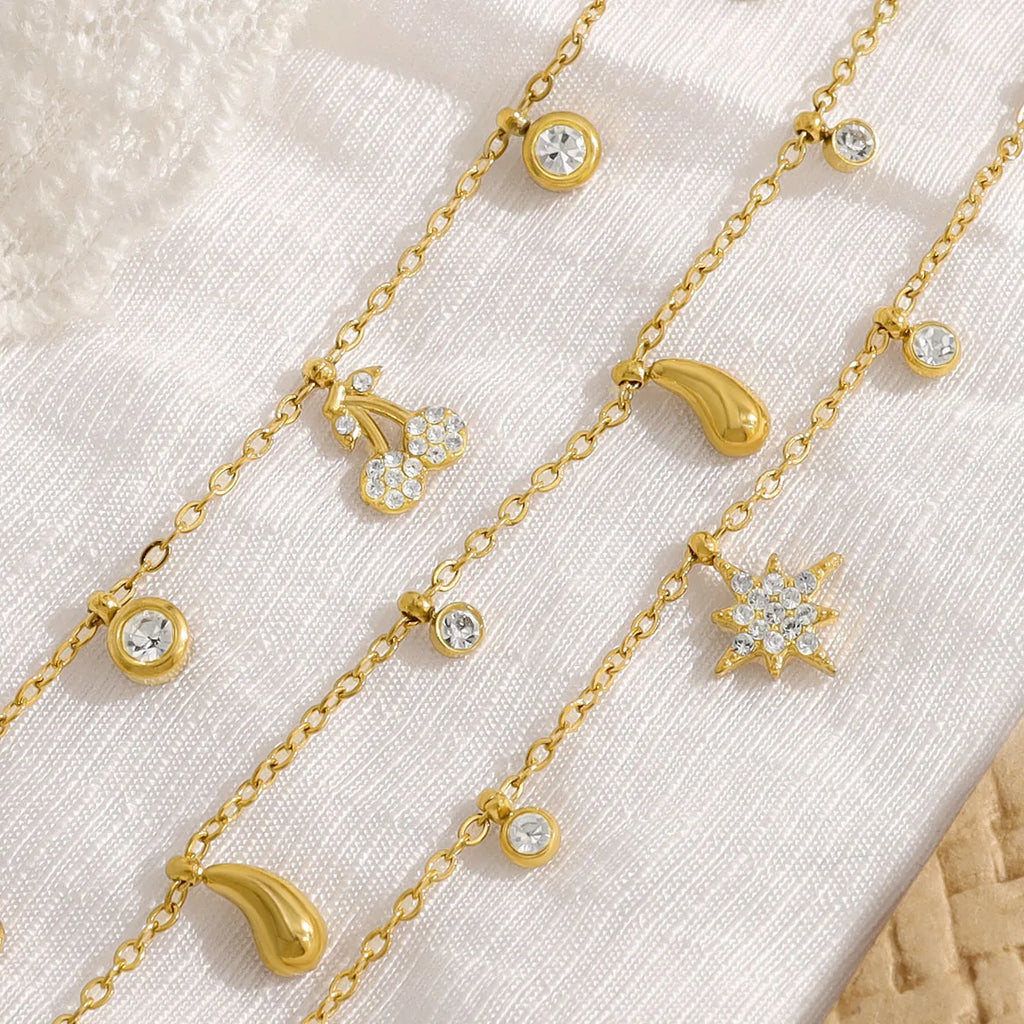 Radiant Gem Charm Bracelet