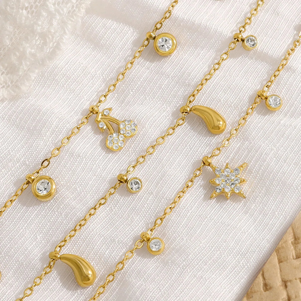 Radiant Gem Charm Bracelet