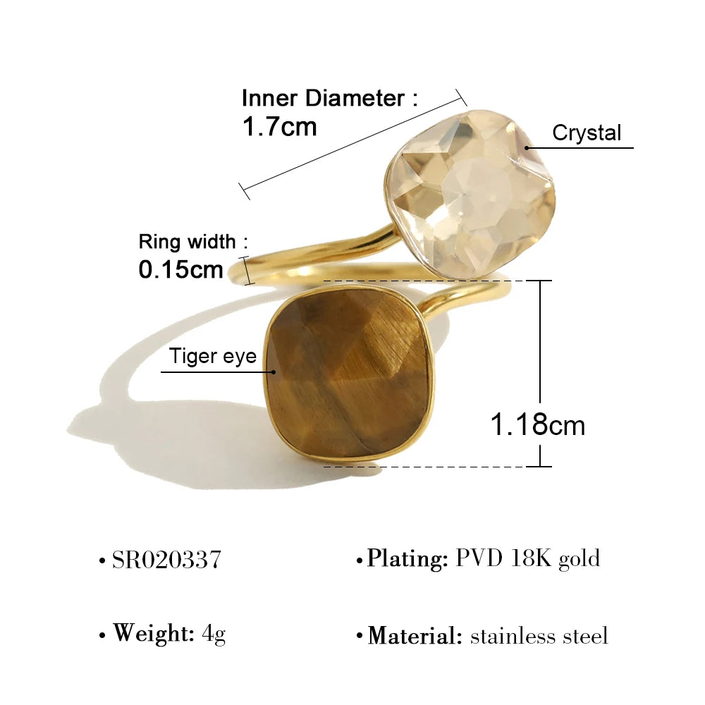 Radiant Crystal Luxe Ring