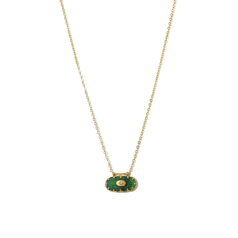 Emerald Drift Necklace