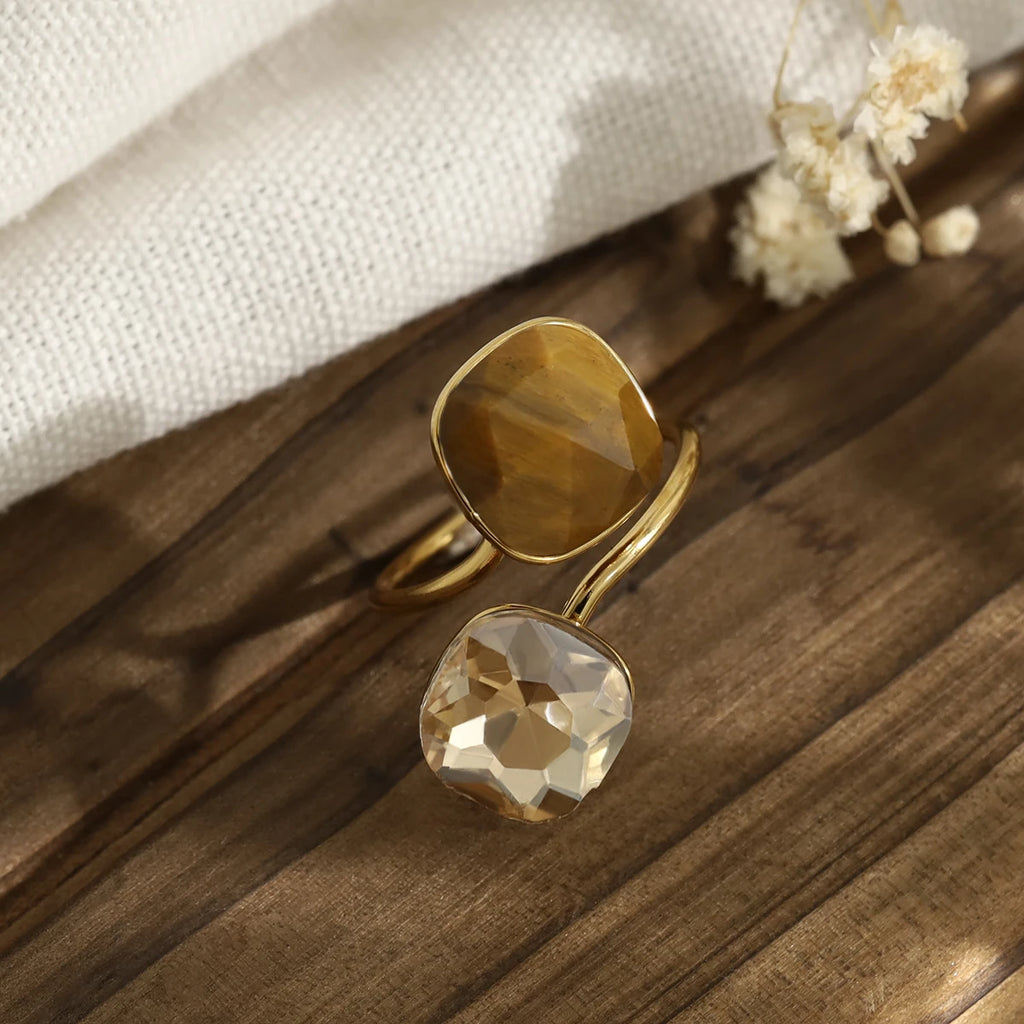Radiant Crystal Luxe Ring