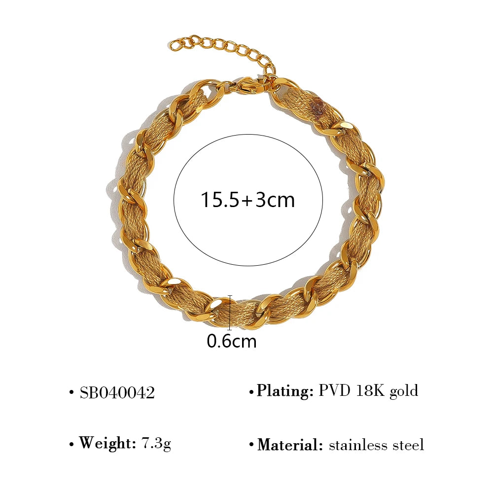 Sunset Weave Bracelet