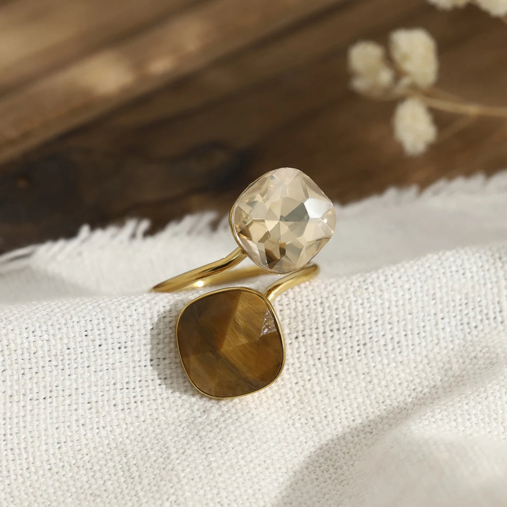 Radiant Crystal Luxe Ring