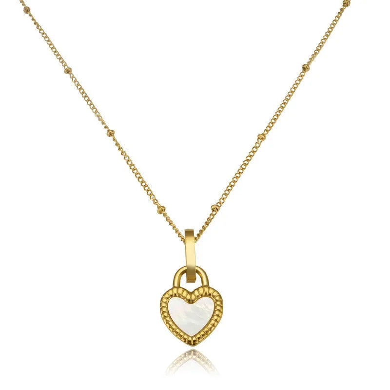 Golden Heartline Pendant