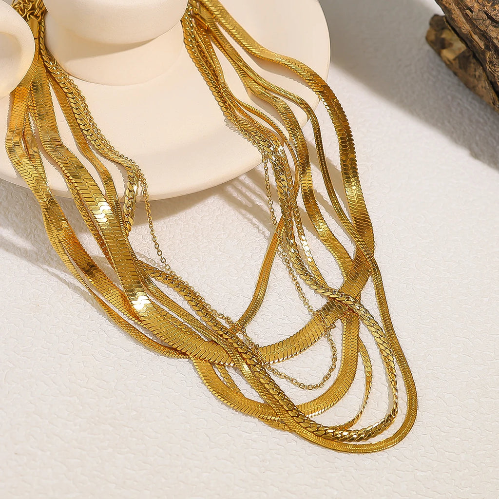 Golden Serpent Necklace