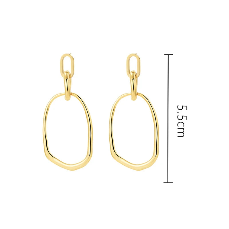 Textured Orbit Earrings