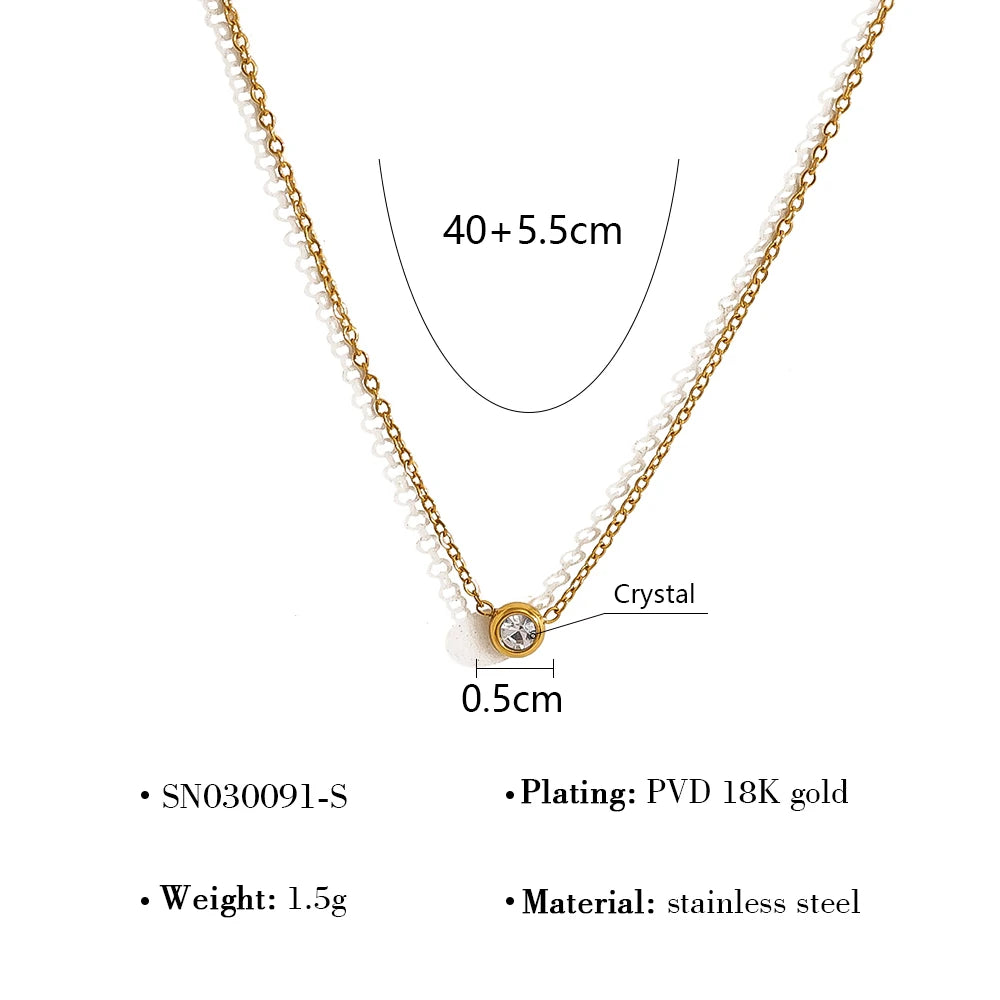 Celestial Spark Pendant Necklace