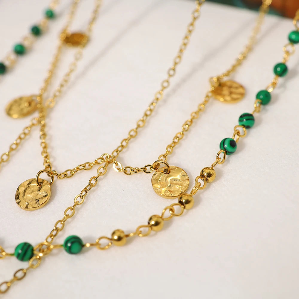 Emerald Drift Necklace