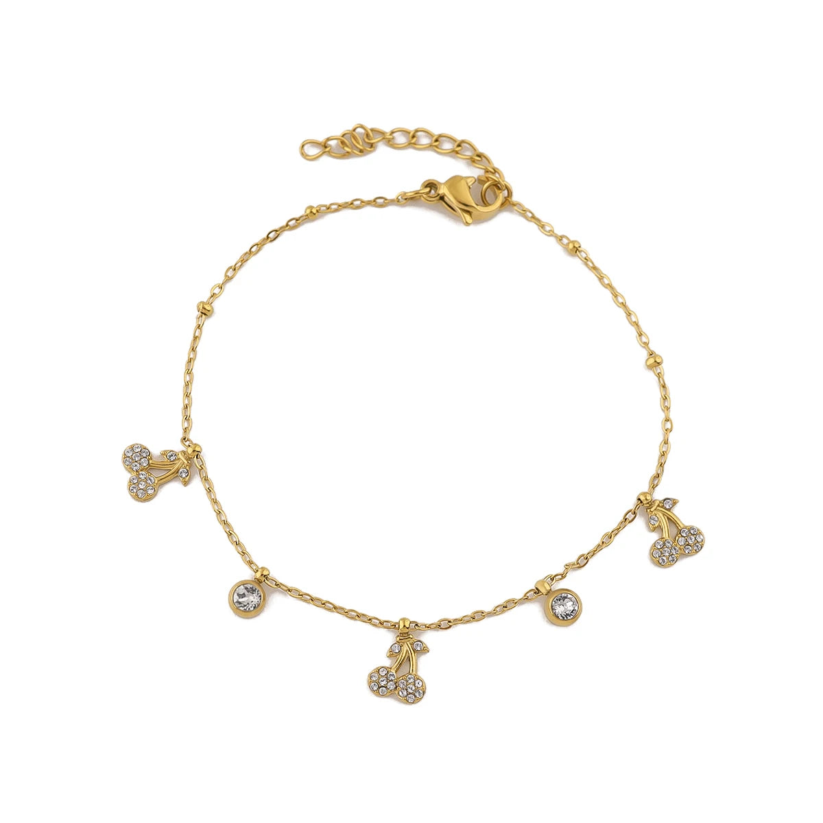 Radiant Gem Charm Bracelet