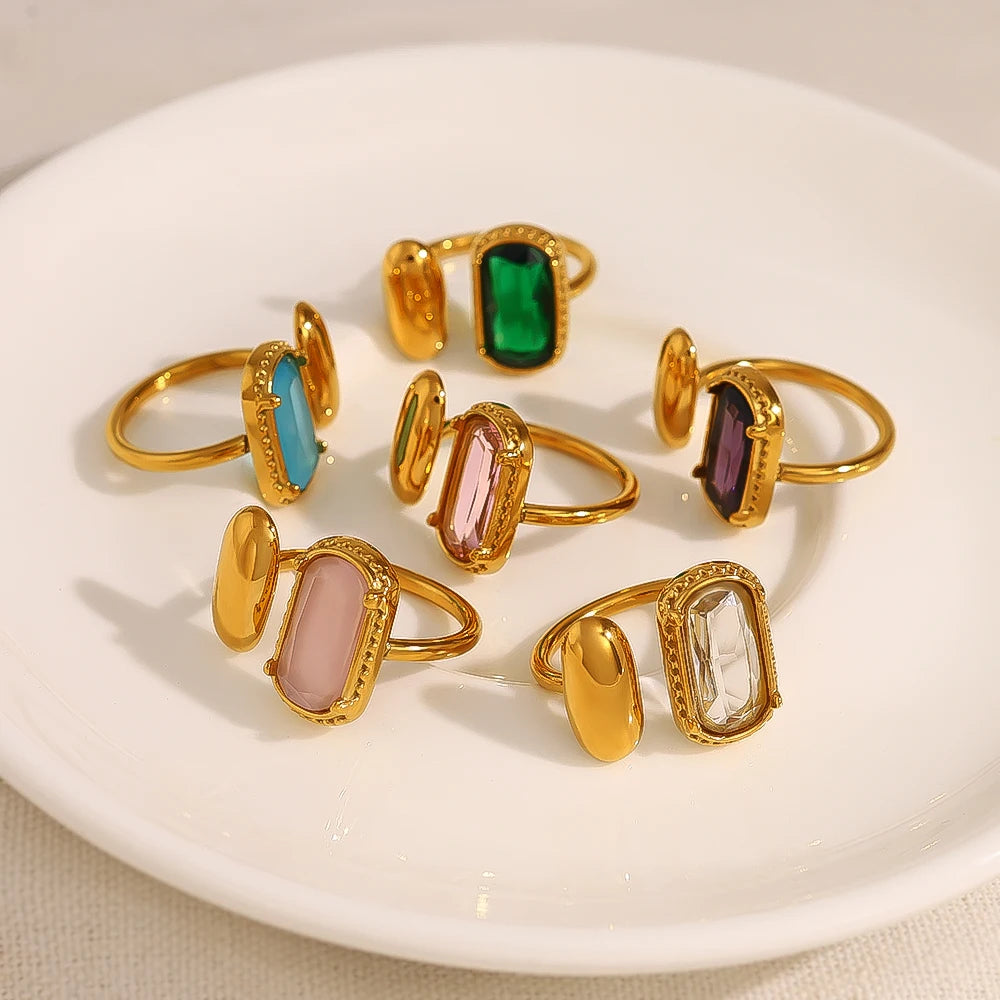 Aurora Gemstone Ring