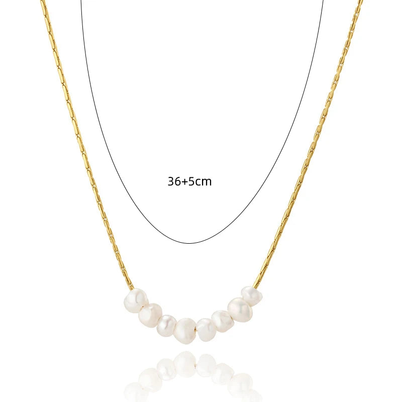 Eternal Baroque Pearl Necklace