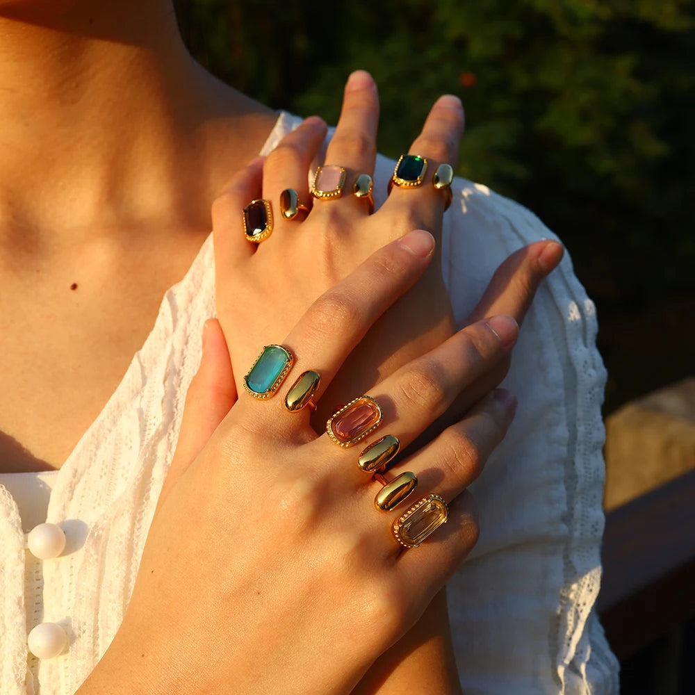 Aurora Gemstone Ring