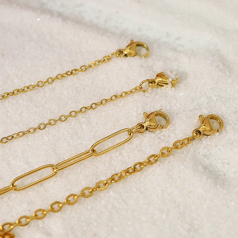 Celestial Stone Charm Bracelet