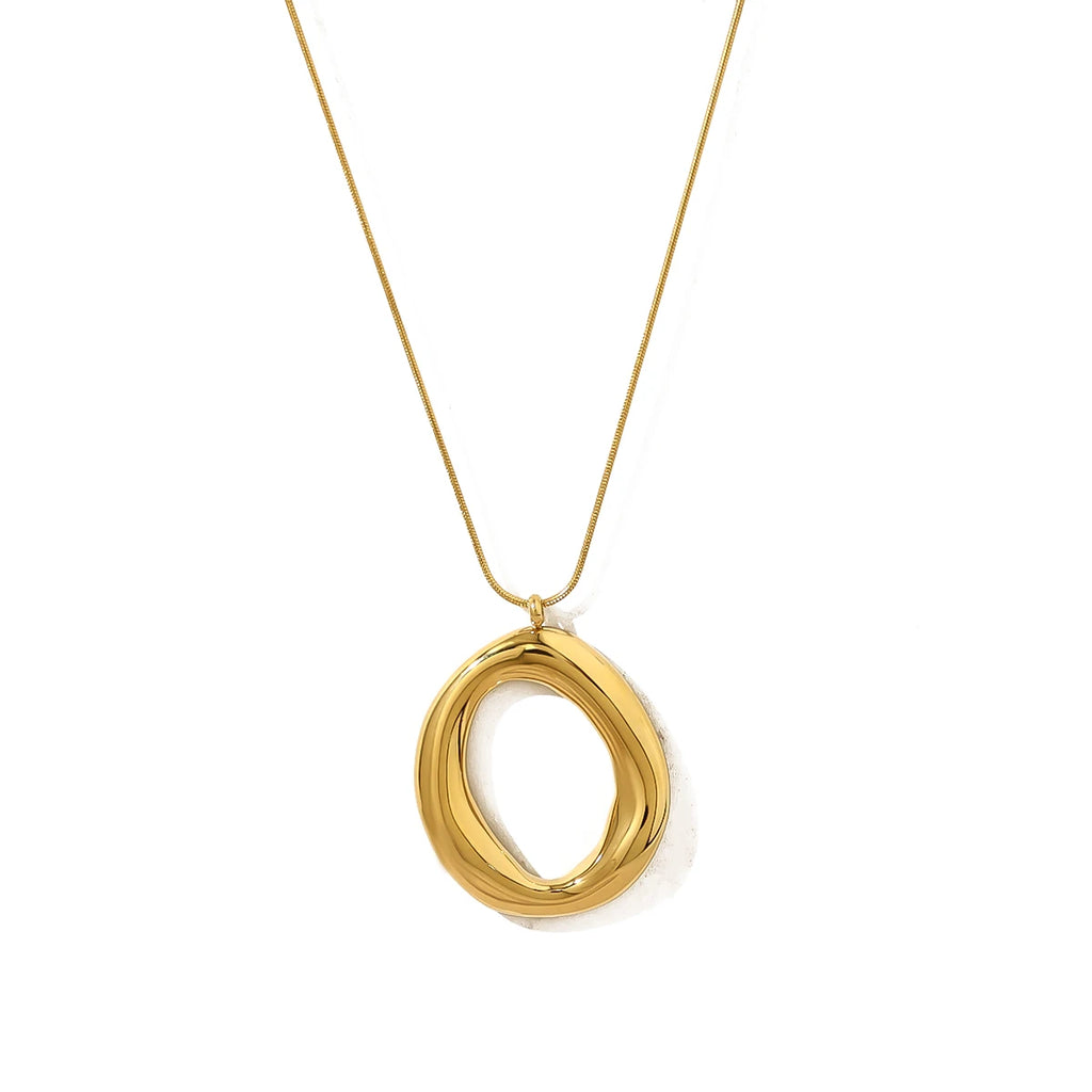 Golden Ripple Pendant