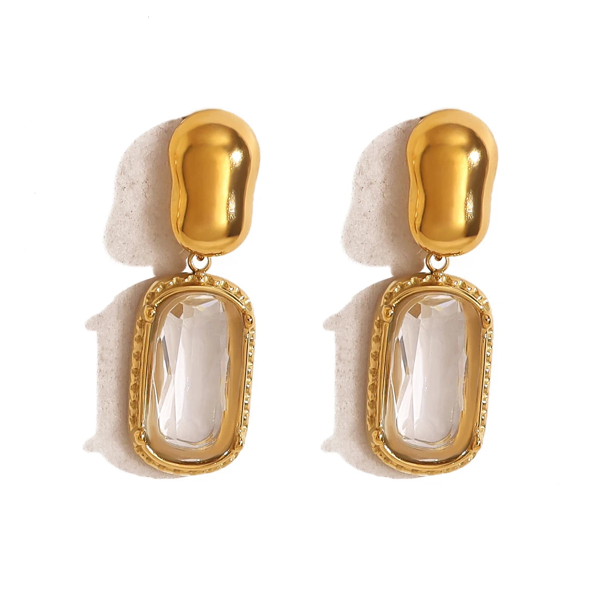 Radiant Luxe CZ Drop Earrings