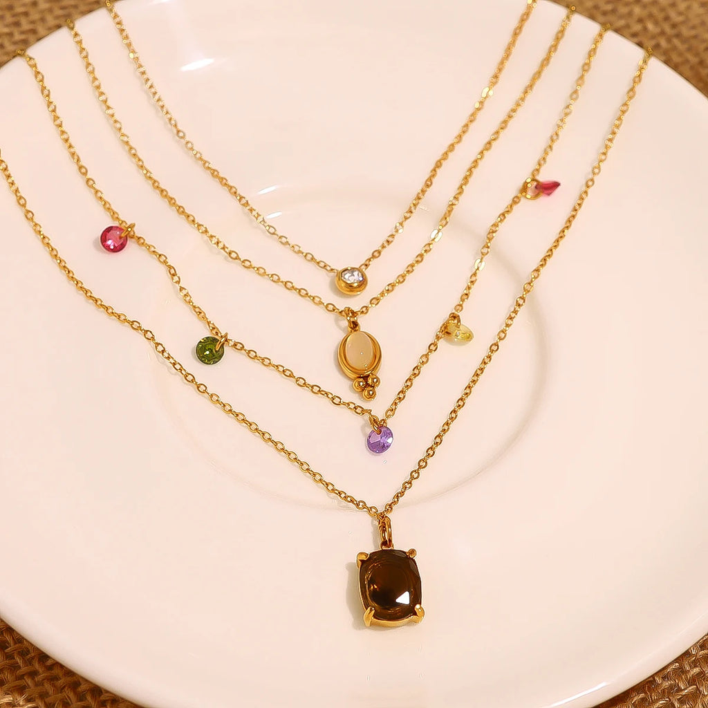 Celestial Spark Pendant Necklace