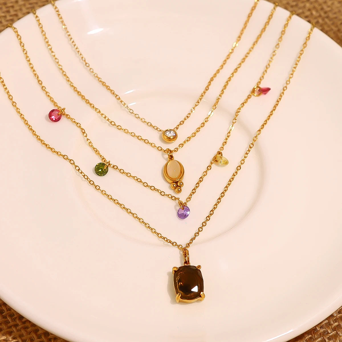 Celestial Spark Pendant Necklace