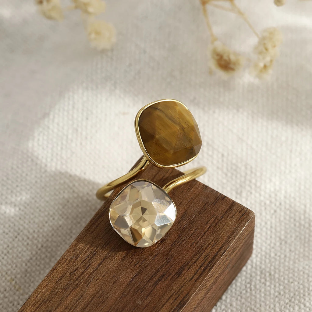 Radiant Crystal Luxe Ring