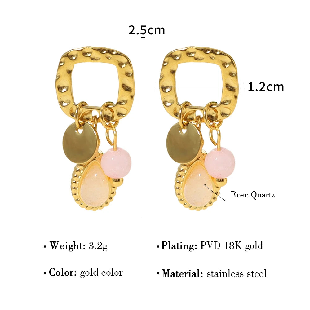 Blush Aura Earrings