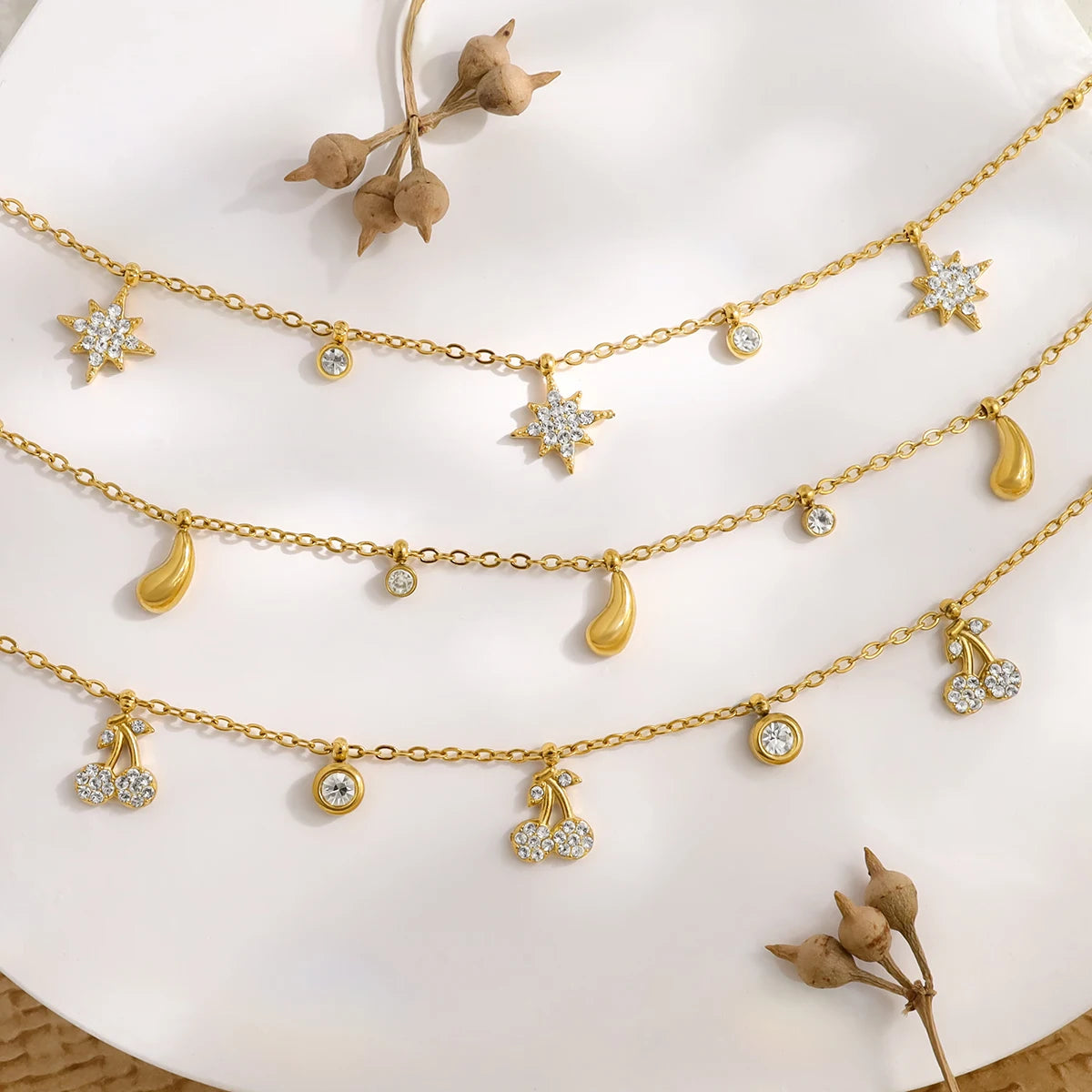 Radiant Gem Charm Bracelet