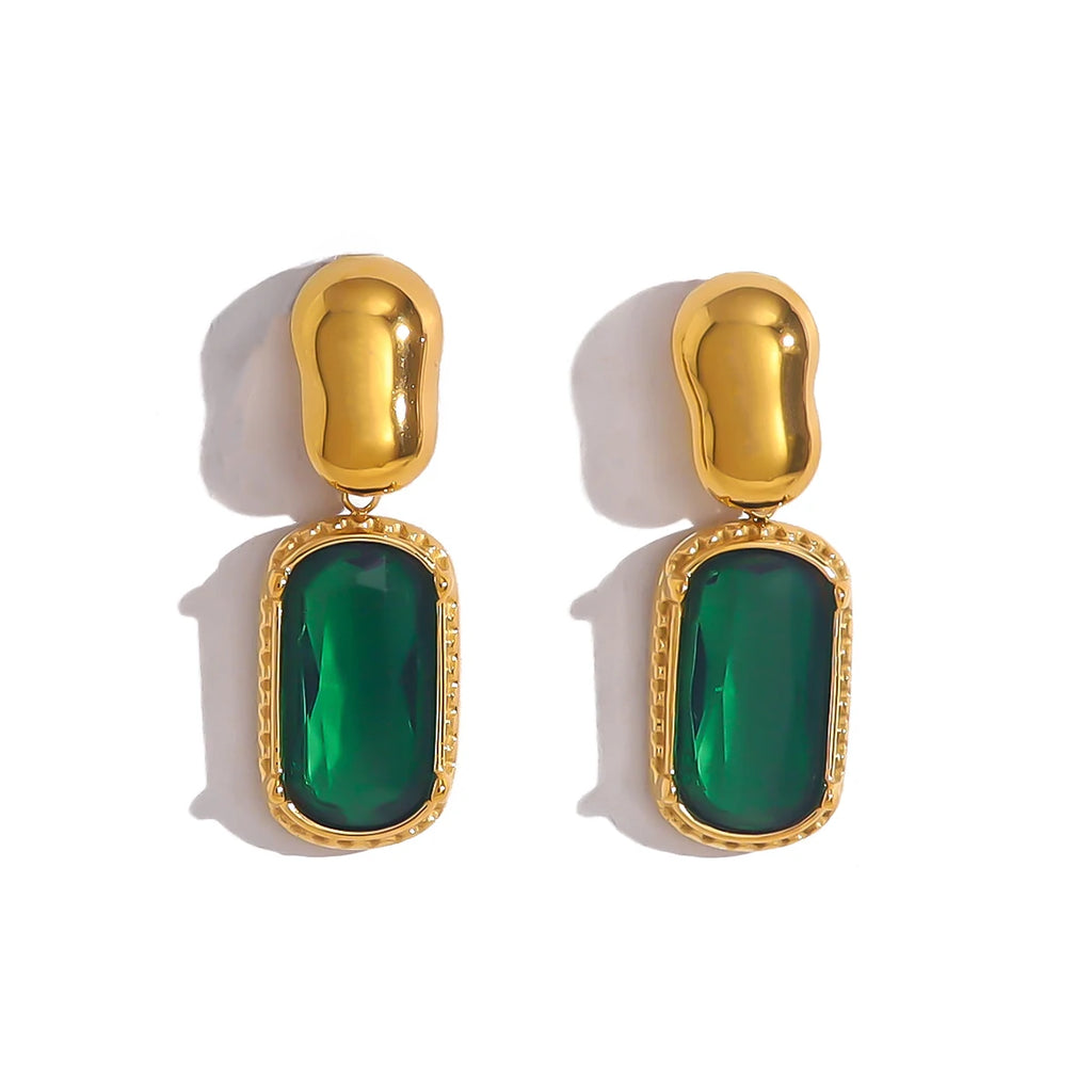 Radiant Luxe CZ Drop Earrings