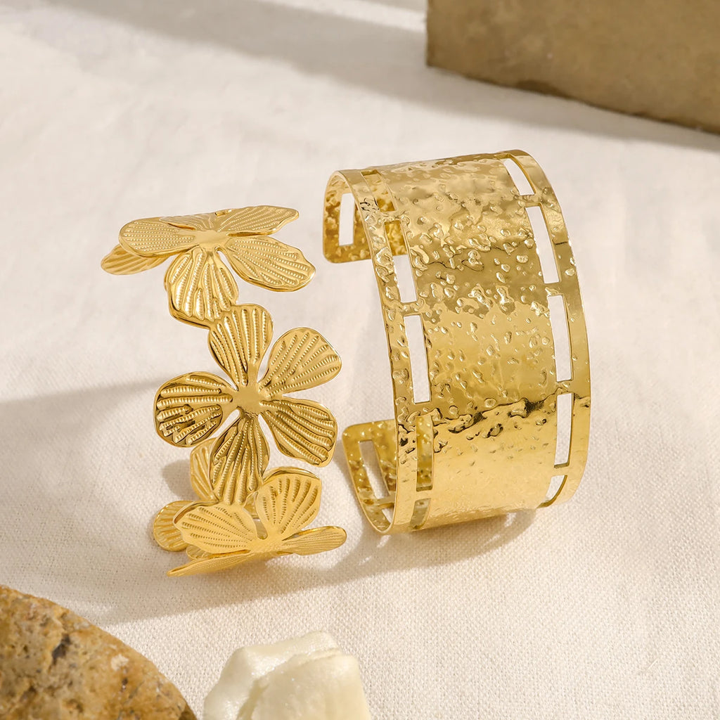 Golden Muse Statement Bangle