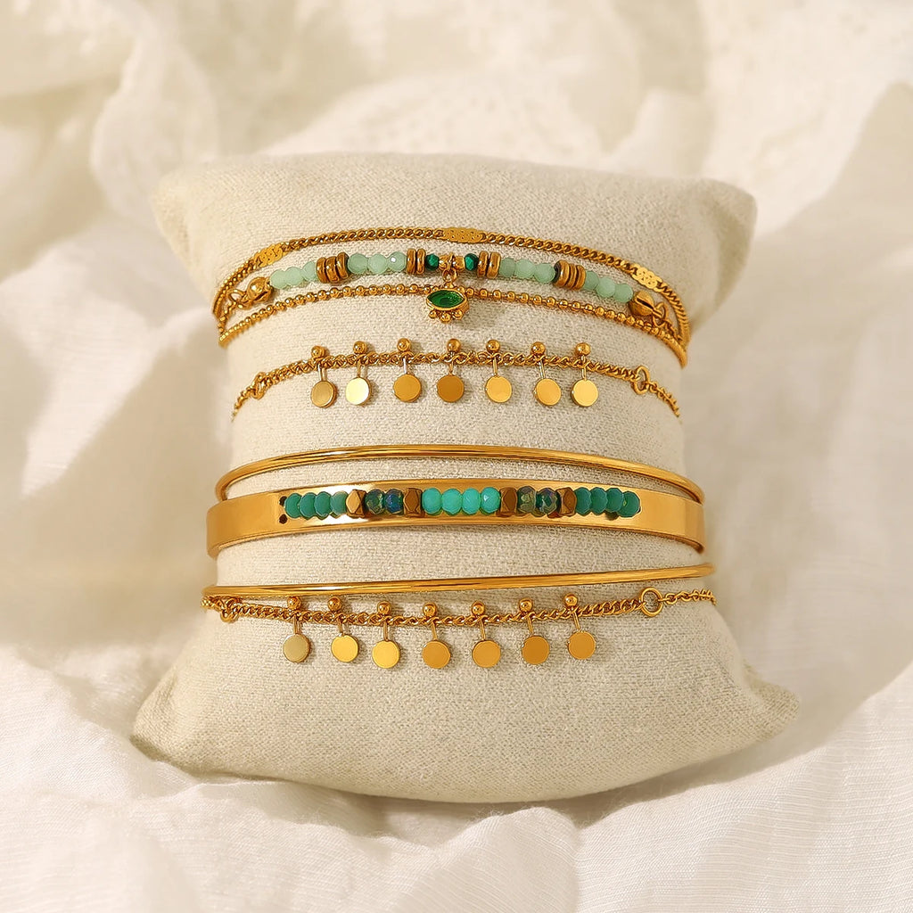 Golden Muse Charm Bracelets