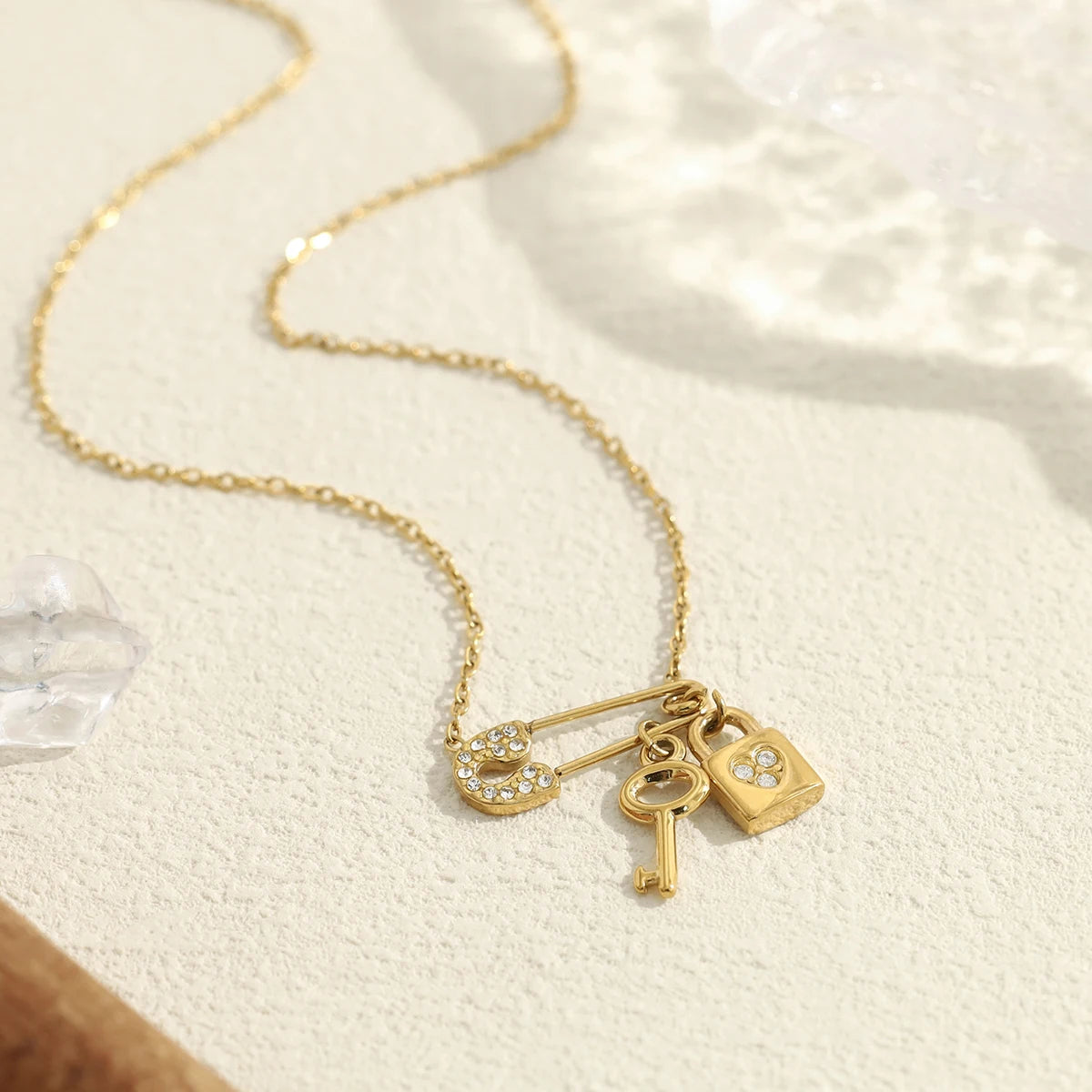 Lock & Luster Pendant Necklace