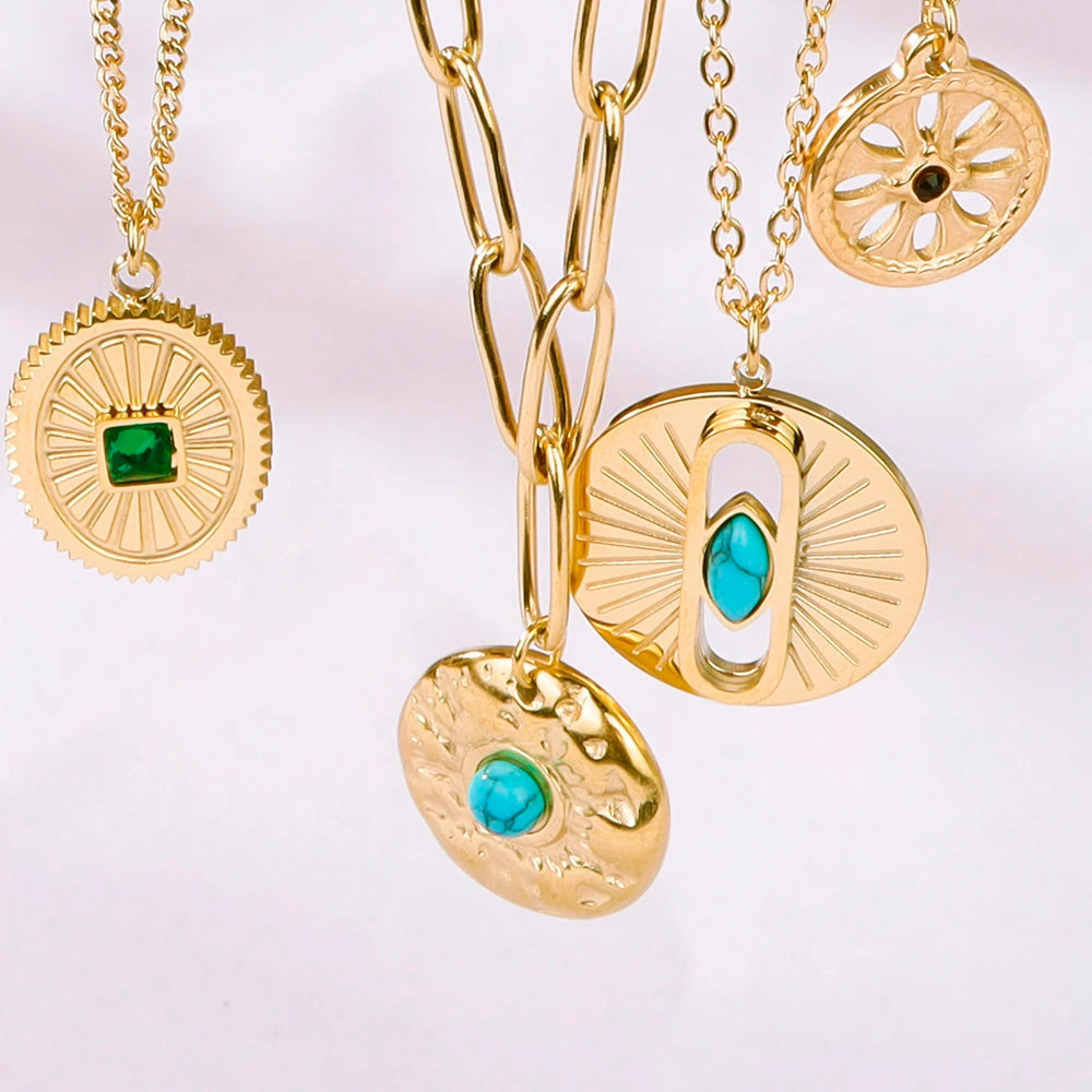 Luxe Prism Natural Stone Choker