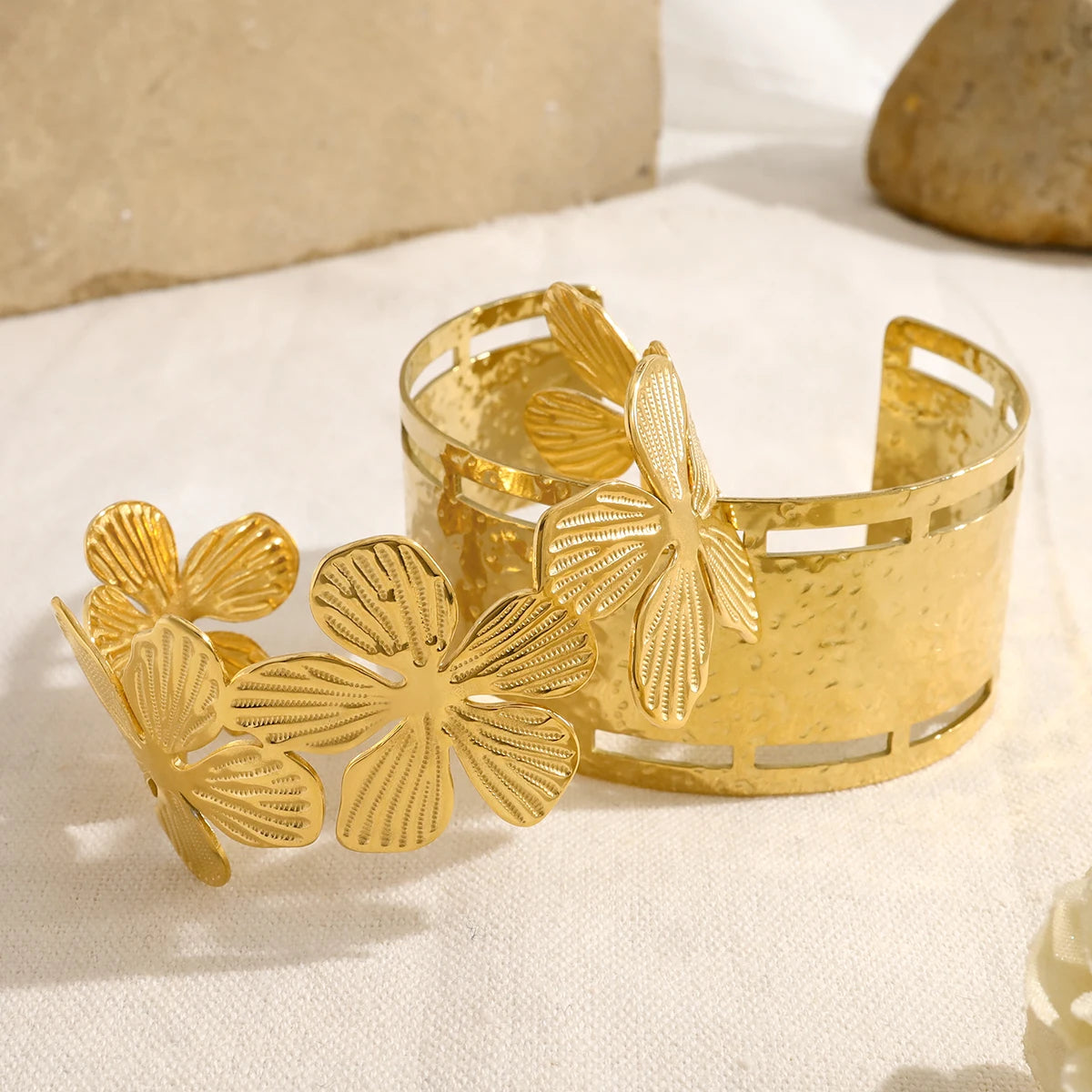 Golden Muse Statement Bangle