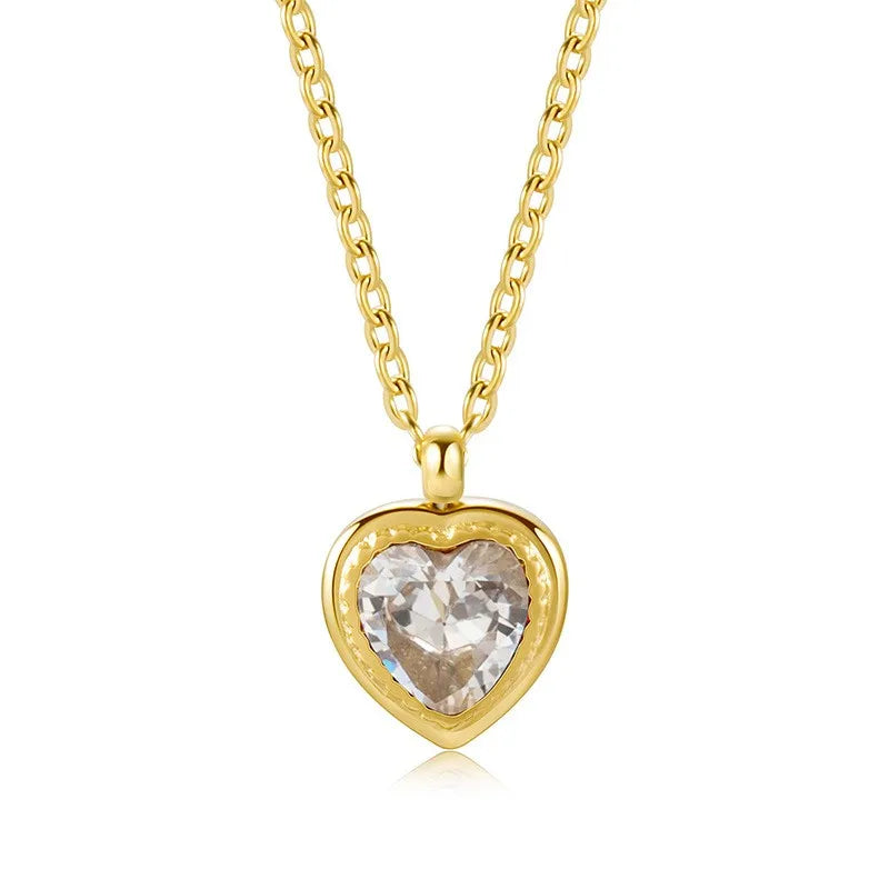 Golden Heartline Pendant