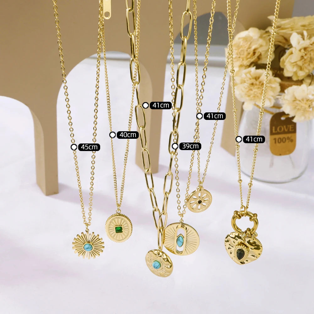 Luxe Prism Natural Stone Choker